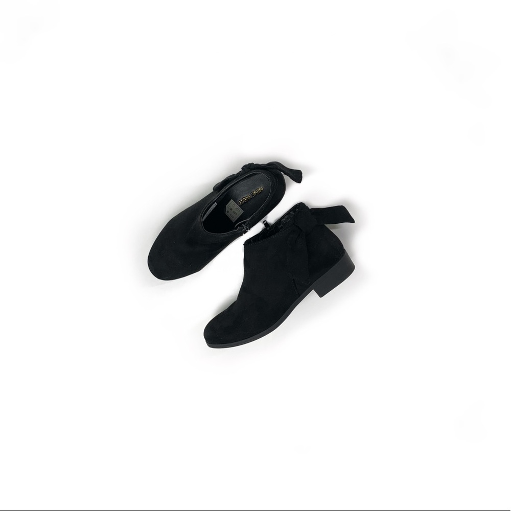 Black Size 4 Nine West Girls Boot Heels